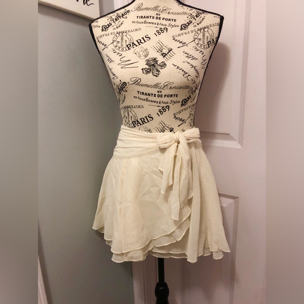 Aerie Chiffon Wrap Skirt